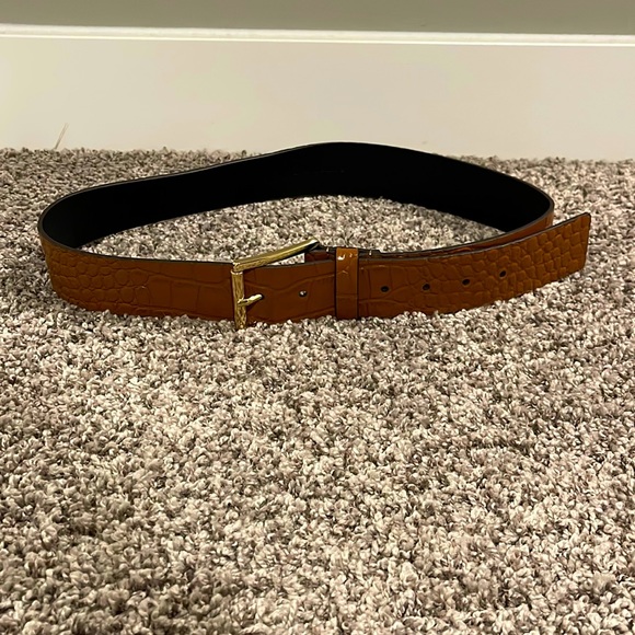 NWT Michael Kors Brown Leather Belt